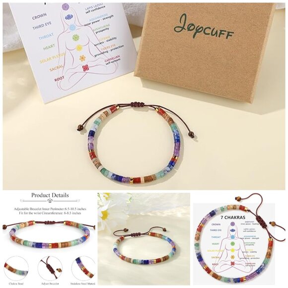 Chakra Bracelets for Women Crystals & Healing Stones Crystal Bracelet Healing - Picture 2 of 8